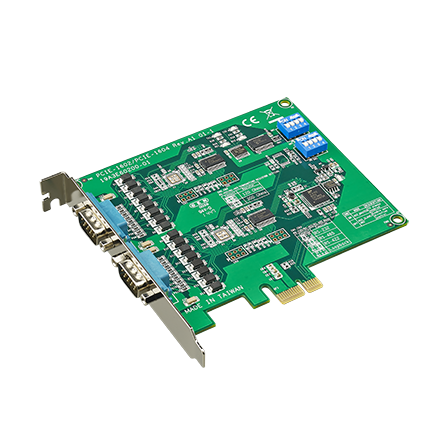 서킷보드, 2포트 RS-232 PCIE 통신카드, surge 지원